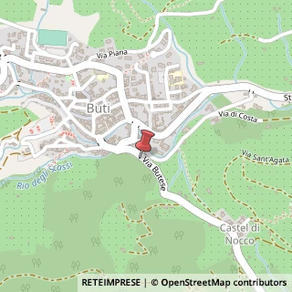 Mappa Via Castel di Nocco, 19, 56032 Buti, Pisa (Toscana)
