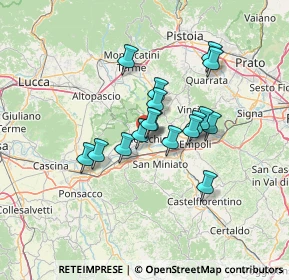 Mappa Via E. da Fucecchio, 50054 Fucecchio FI, Italia (10.38706)