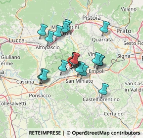 Mappa Via E. da Fucecchio, 50054 Fucecchio FI, Italia (10.722)