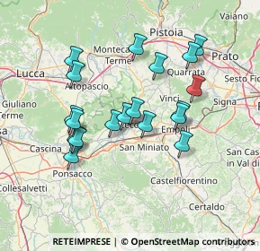 Mappa Via E. da Fucecchio, 50054 Fucecchio FI, Italia (13.29684)