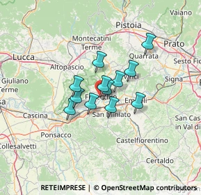 Mappa Via E. da Fucecchio, 50054 Fucecchio FI, Italia (8.37833)