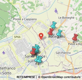 Mappa Via dei Cerchi, 50054 Fucecchio FI, Italia (1.83417)
