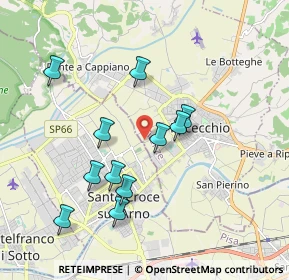 Mappa Via dei Cerchi, 50054 Fucecchio FI, Italia (1.81818)