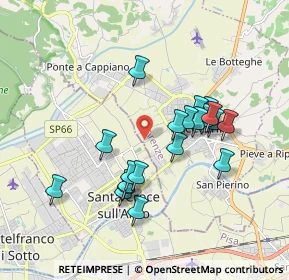 Mappa Via dei Cerchi, 50054 Fucecchio FI, Italia (1.683)