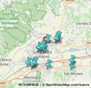 Mappa Via dei Cerchi, 50054 Fucecchio FI, Italia (3.20313)