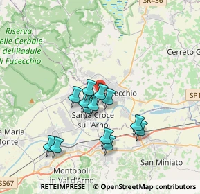 Mappa Via dei Cerchi, 50054 Fucecchio FI, Italia (3.21231)