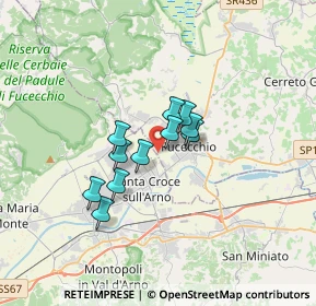 Mappa Via dei Cerchi, 50054 Fucecchio FI, Italia (2.27182)