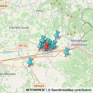 Mappa Viale Togliatti Palmiro, 50059 Vinci FI, Italia (1.68583)