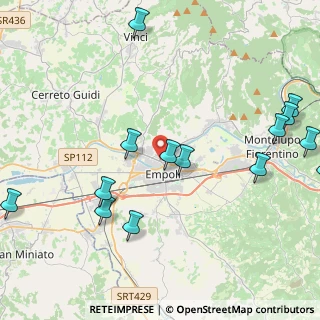 Mappa Viale Togliatti Palmiro, 50059 Vinci FI, Italia (5.49714)