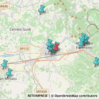 Mappa Viale Togliatti Palmiro, 50059 Vinci FI, Italia (4.39857)