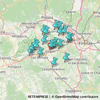 Mappa Viale Togliatti Palmiro, 50059 Vinci FI, Italia (10.3895)