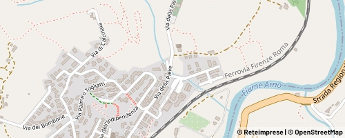 Mappa Rignano sull'Arno
