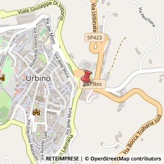 Mappa Via Bocca Trabaria Sud, 2, 61029 Urbino, Pesaro e Urbino (Marche)