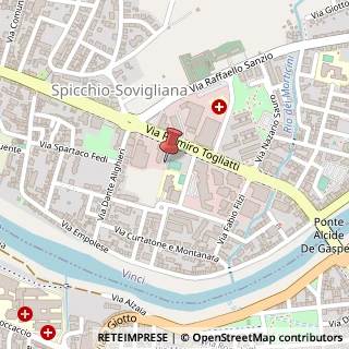 Mappa Via dei Caduti Sul Lavoro, 1, 50059 Vinci FI, Italia, 50059 Vinci, Firenze (Toscana)