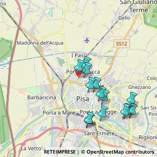 Mappa Via Ugo Rindi, 56123 Pisa PI, Italia (2.06429)