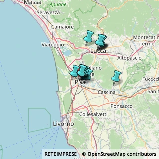 Mappa Via Ugo Rindi, 56123 Pisa PI, Italia (7.96882)