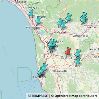 Mappa Via Ugo Rindi, 56123 Pisa PI, Italia (17.43684)
