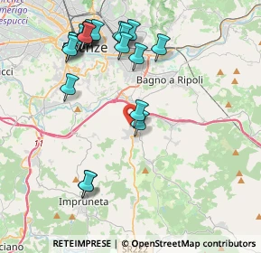 Mappa Via delle Quercioline, 50012 Bagno a Ripoli FI, Italia (4.5685)