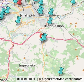 Mappa Via delle Quercioline, 50012 Bagno a Ripoli FI, Italia (6.5025)