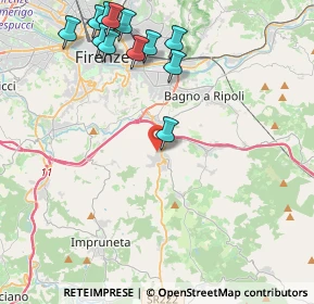 Mappa Via delle Quercioline, 50012 Bagno a Ripoli FI, Italia (5.045)