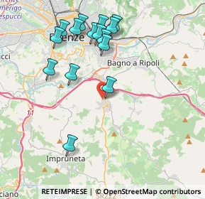 Mappa Via delle Quercioline, 50012 Bagno a Ripoli FI, Italia (4.29)