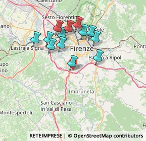 Mappa 50023 Firenze FI, Italia (6.67615)