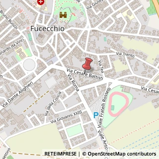 Mappa Via Cesare Battisti,  52, 50054 Fucecchio, Firenze (Toscana)