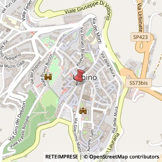 Mappa Via Giuseppe Mazzini,  32, 61029 Urbino, Pesaro e Urbino (Marche)