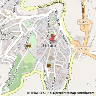 Mappa Via della Repubblica, 110, 61028 Urbino, Pesaro e Urbino (Marche)