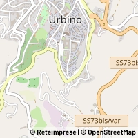 Mapa Urbino
