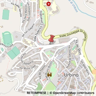 Mappa Viale Antonio Gramsci, 10, 61029 Urbino, Pesaro e Urbino (Marche)
