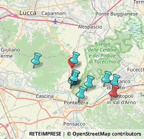 Mappa Via Austria, 56032 Buti PI, Italia (6.08909)
