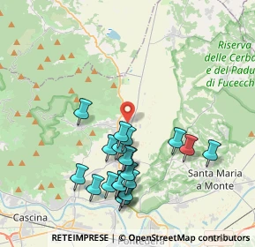 Mappa Via Austria, 56032 Buti PI, Italia (4.1025)