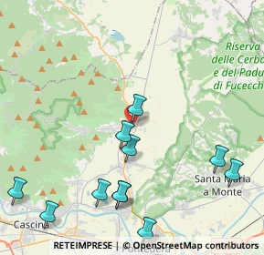 Mappa Via Austria, 56032 Buti PI, Italia (5.11455)