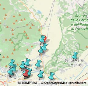 Mappa Via Austria, 56032 Buti PI, Italia (6.3865)