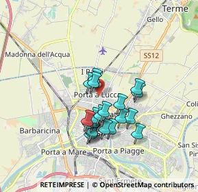 Mappa 56123 Pisa PI, Italia (1.4425)