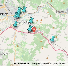Mappa Via Ivo Lazzeri, 50012 Bagno a Ripoli FI, Italia (3.965)