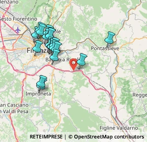 Mappa Via Ivo Lazzeri, 50012 Bagno a Ripoli FI, Italia (7.54421)