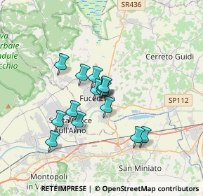 Mappa Piazza la Vergine, 50054 Fucecchio FI, Italia (2.63071)