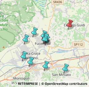 Mappa Piazza la Vergine, 50054 Fucecchio FI, Italia (2.82333)