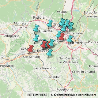 Mappa Via Fratelli Cervi, 50056 Montelupo Fiorentino FI, Italia (11.098)
