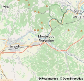 Mappa 50056 Montelupo Fiorentino FI, Italia (5.3195)