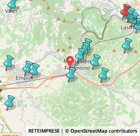 Mappa Via Fratelli Cervi, 50056 Montelupo Fiorentino FI, Italia (5.92722)