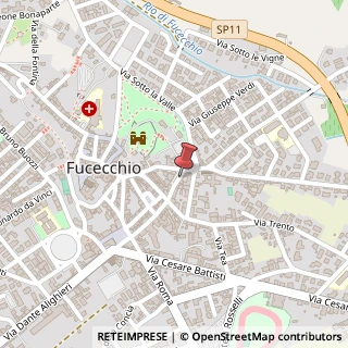 Mappa Via Trieste, 34, 50054 Fucecchio, Firenze (Toscana)