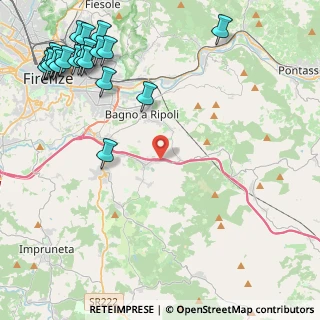 Mappa Chianti Ovest, 50012 Antella FI, Italia (6.5455)
