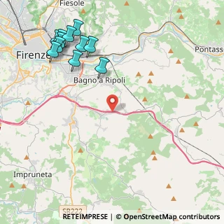 Mappa Chianti Ovest, 50012 Antella FI, Italia (5.57727)