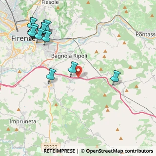 Mappa Chianti Ovest, 50012 Bagno a Ripoli FI, Italia (5.814)