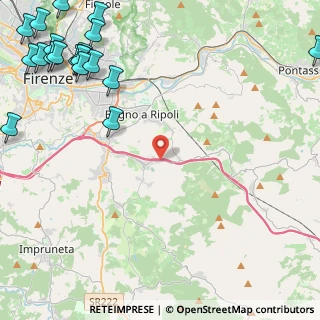 Mappa Chianti Ovest, 50012 Antella FI, Italia (7.4595)