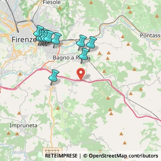 Mappa FI IT, 50012 Antella FI, Italia (4.60909)