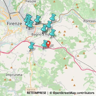Mappa FI IT, 50012 Antella FI, Italia (4.05786)